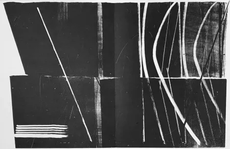 Lithograph Hartung - Farandole