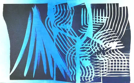 Lithograph Hartung - Farandole