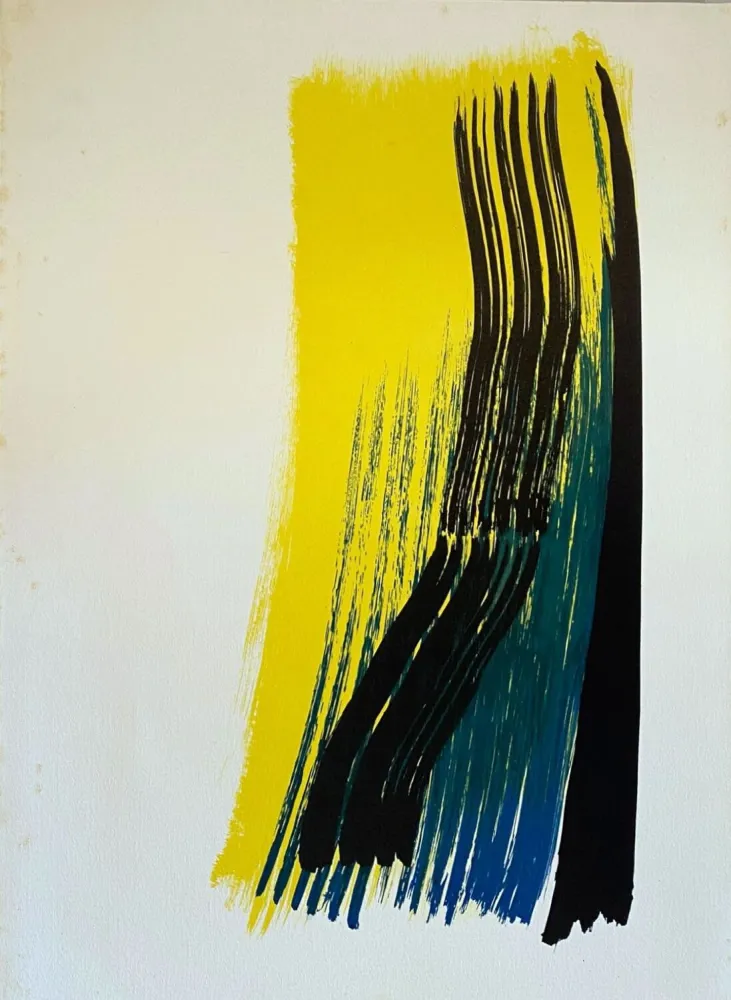 Lithograph Hartung - Farandole