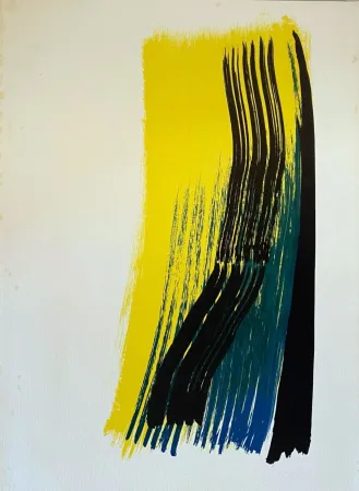 Lithograph Hartung - Farandole