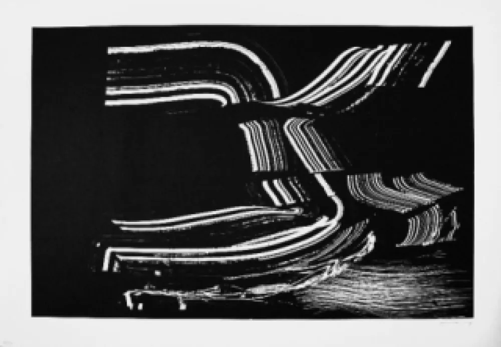 Lithograph Hartung - Farandole 14