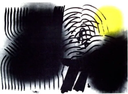 Lithograph Hartung - Farandole 3