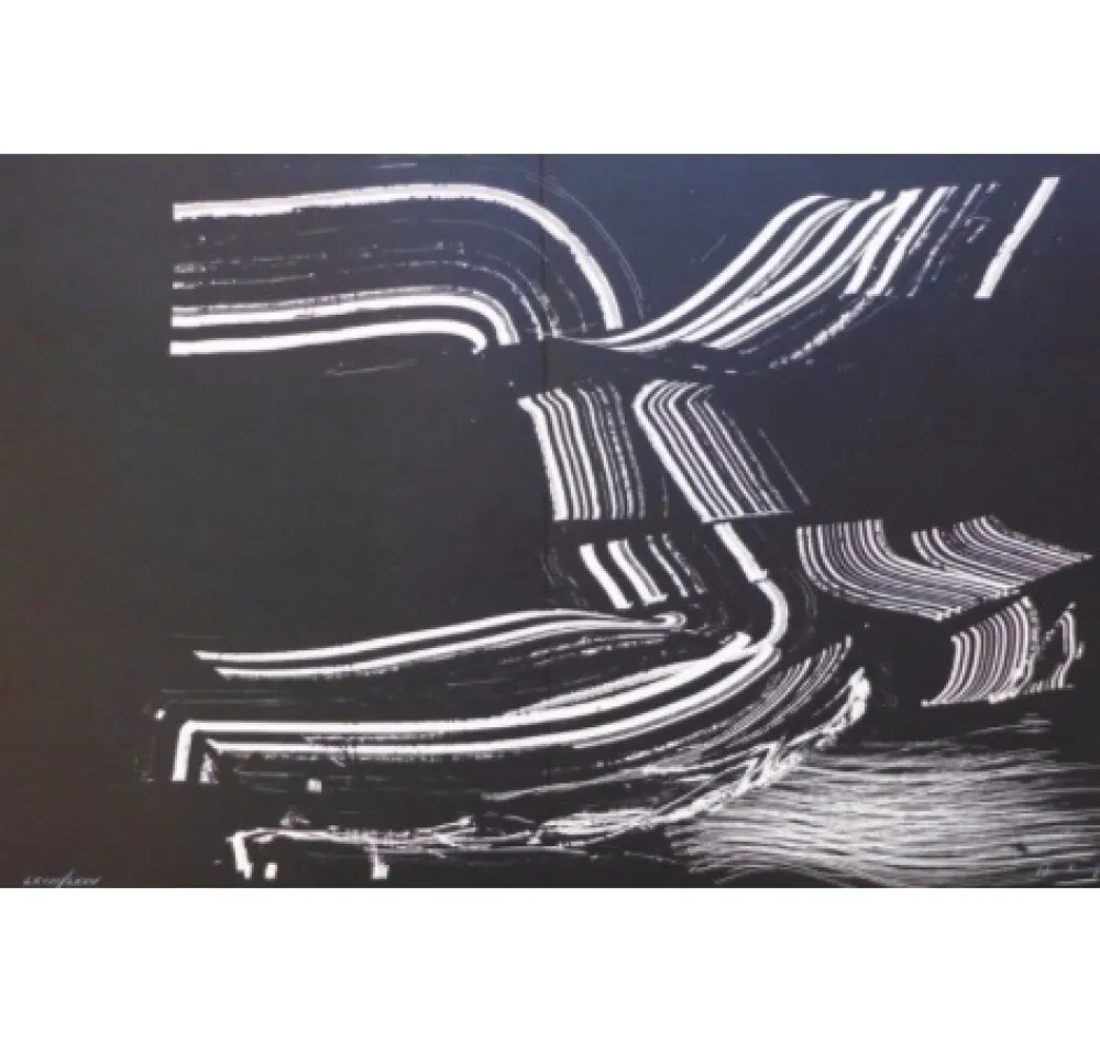 Lithograph Hartung - Farandole 4