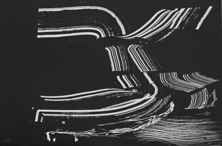 Lithograph Hartung - Farandole