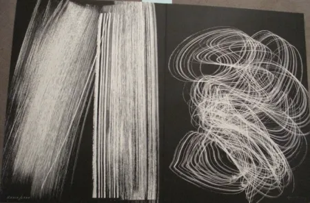 Lithograph Hartung - Farandole 6