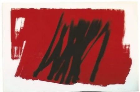 Lithograph Hartung - Farandole