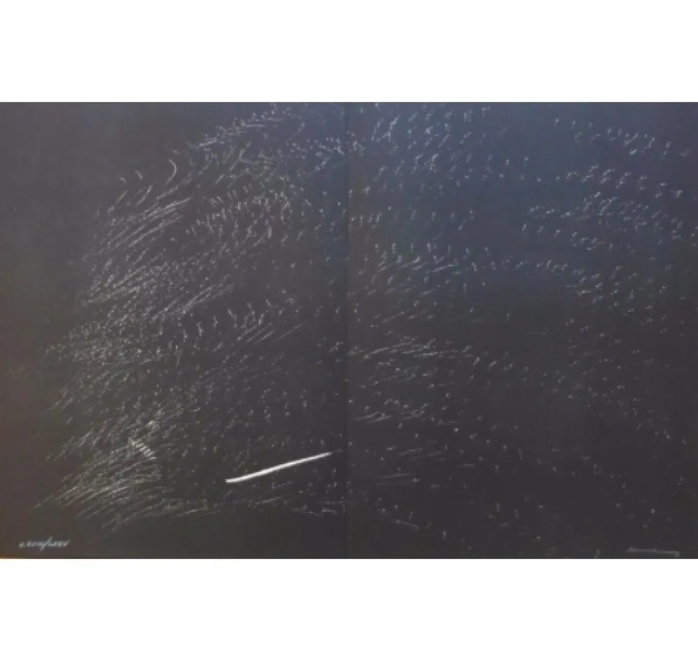 Lithograph Hartung - Farandole B