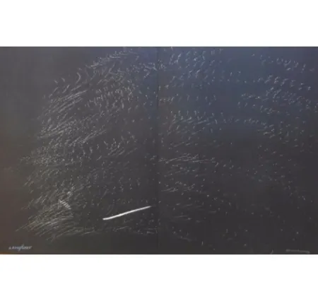 Lithograph Hartung - Farandole B