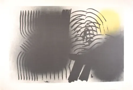 Lithograph Hartung - FARANDOLE : L 1970-2