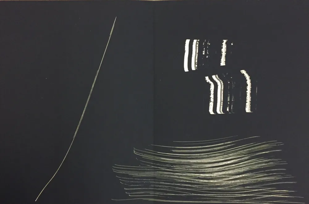 Lithograph Hartung - Farandole M