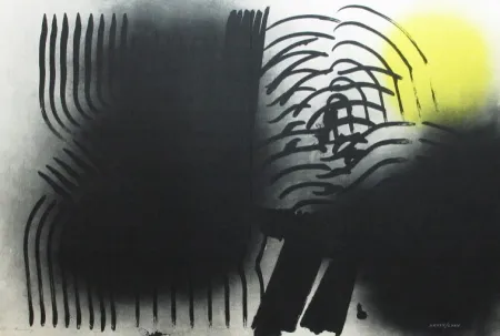 Lithograph Hartung - Farandole n°6