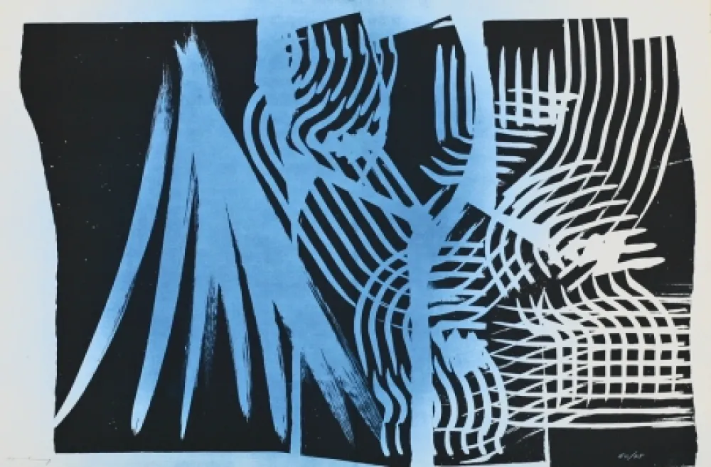 Lithograph Hartung - Farandole XI