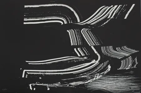 Lithograph Hartung - Farandole XIV