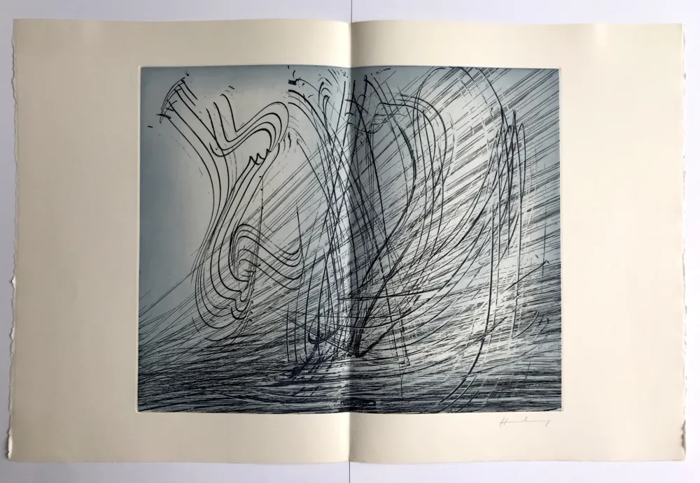 Engraving Hartung - GM 1973-10 / Élégie des Alizés pl. II