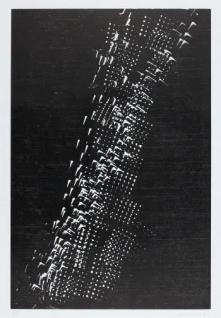 Woodcut Hartung - H-1-1976