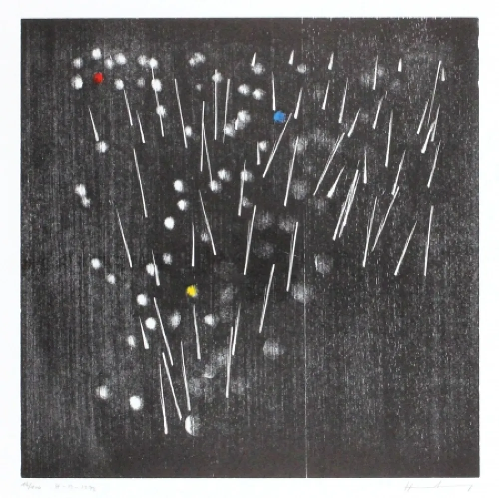 Woodcut Hartung - H-13-1973