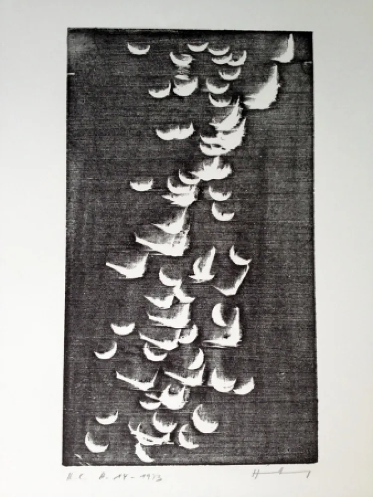Woodcut Hartung - H 14