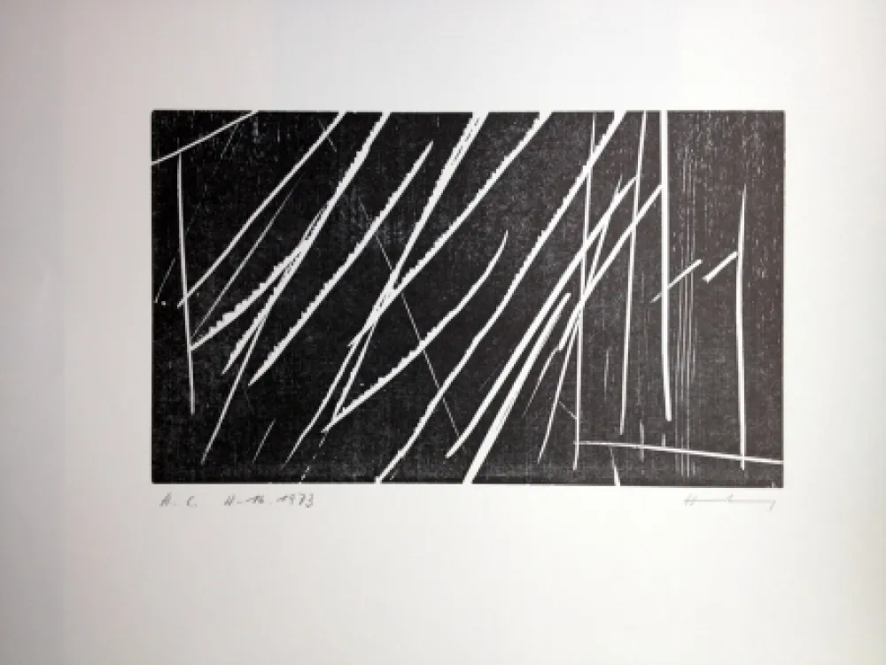 Woodcut Hartung - H 16