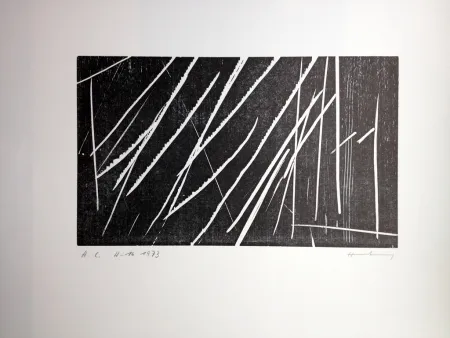 Woodcut Hartung - H 16