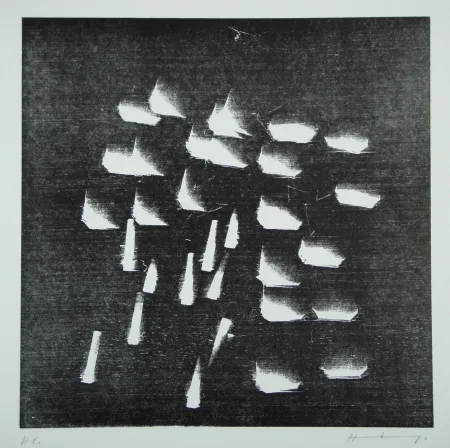 Woodcut Hartung - H-19-1973