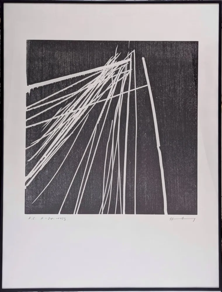 Woodcut Hartung - H 1973-21 