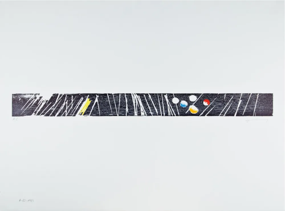 Woodcut Hartung - H 1973-23 