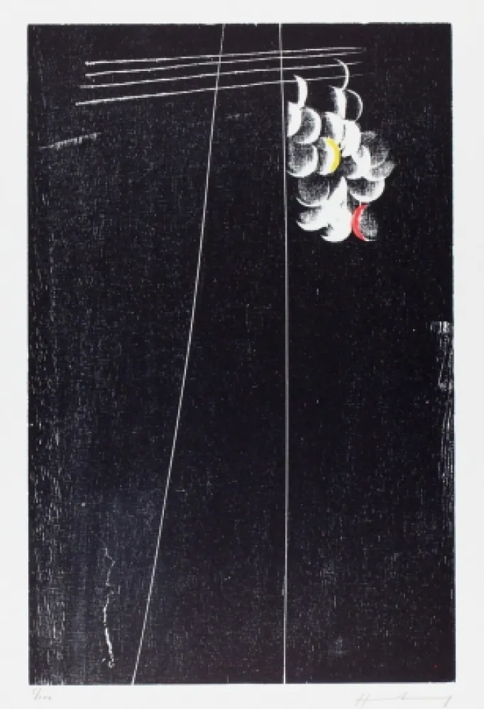 Woodcut Hartung - H-20-1973