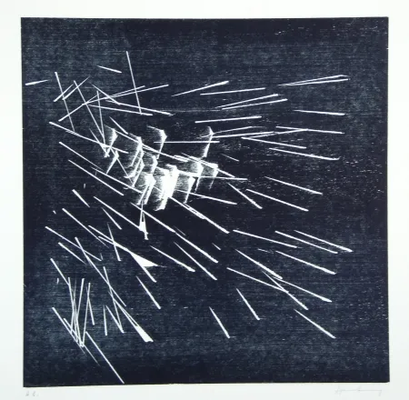 Woodcut Hartung - H-22-1973