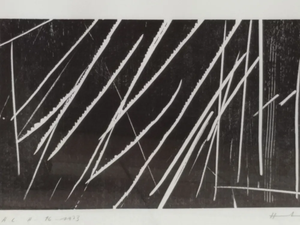 Lithograph Hartung - H16