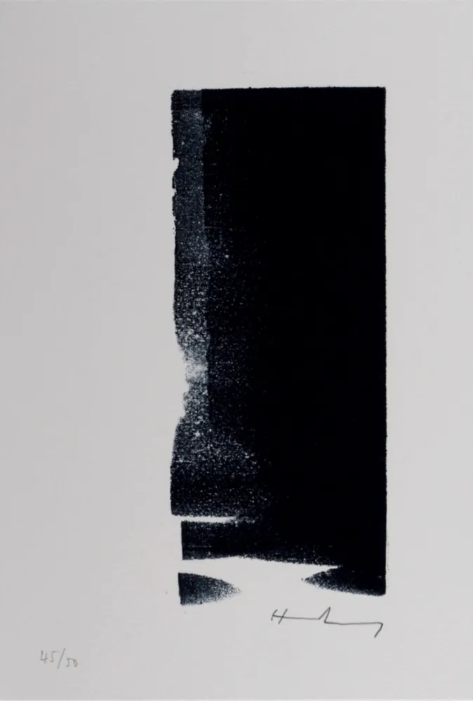 Lithograph Hartung - Hans Hartung – Gedanken (A), 1987-88 – Hand-signed!