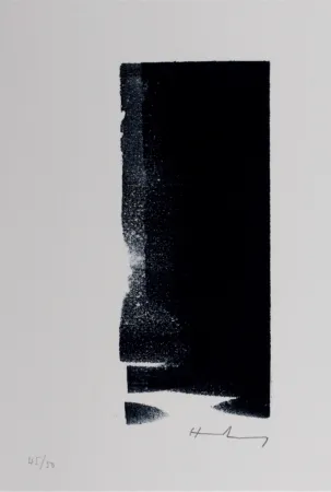 Lithograph Hartung - Hans Hartung – Gedanken (A), 1987-88 – Hand-signed!