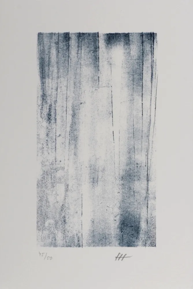 Lithograph Hartung - Hans Hartung – Gedanken (D), 1987-88 – Hand-signed!