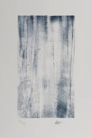 Lithograph Hartung - Hans Hartung – Gedanken (D), 1987-88 – Hand-signed!