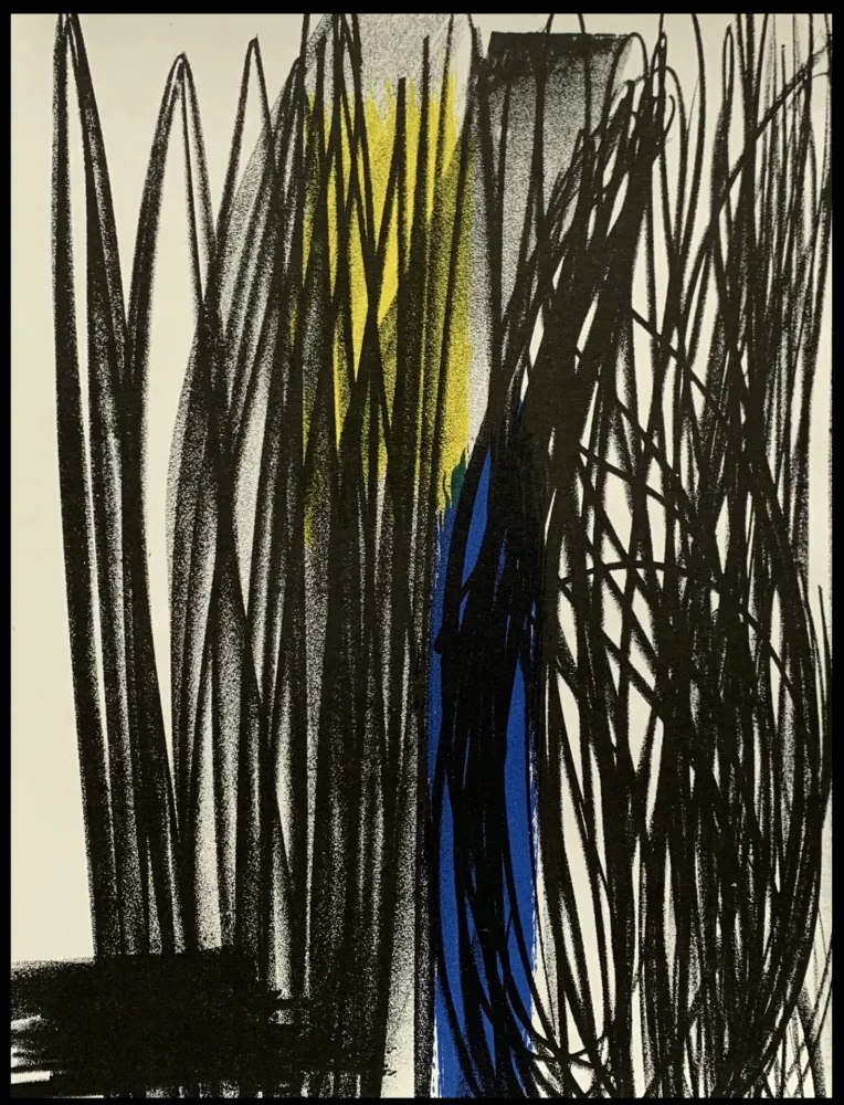 Lithograph Hartung - Influence