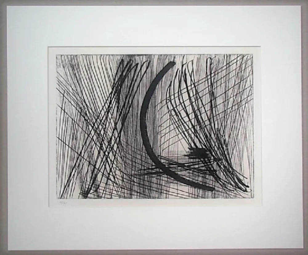 Etching And Aquatint Hartung - Komposition G.23