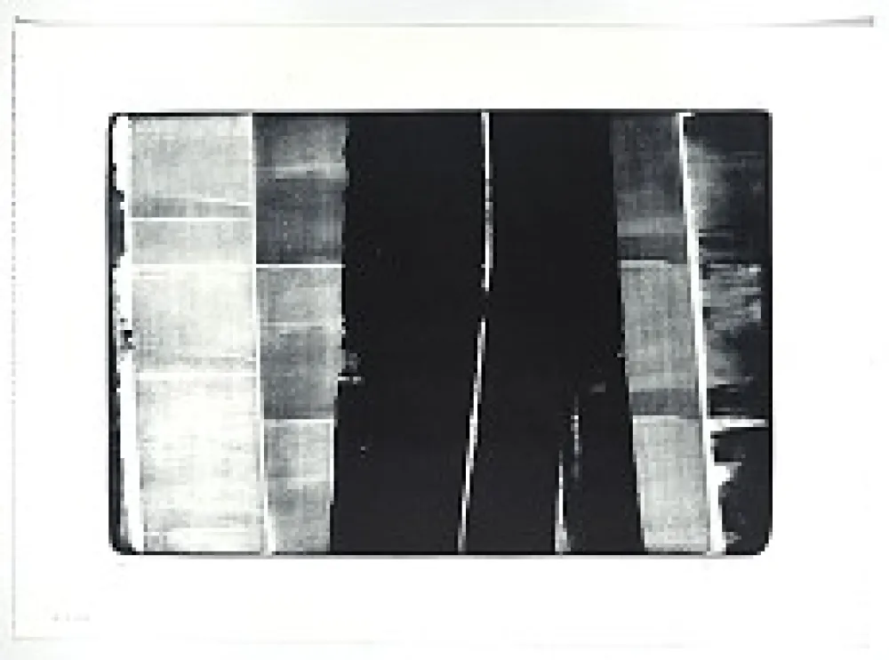 Lithograph Hartung - L-09