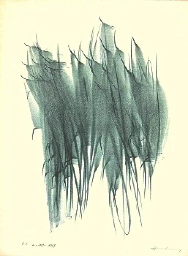 Lithograph Hartung - L-119