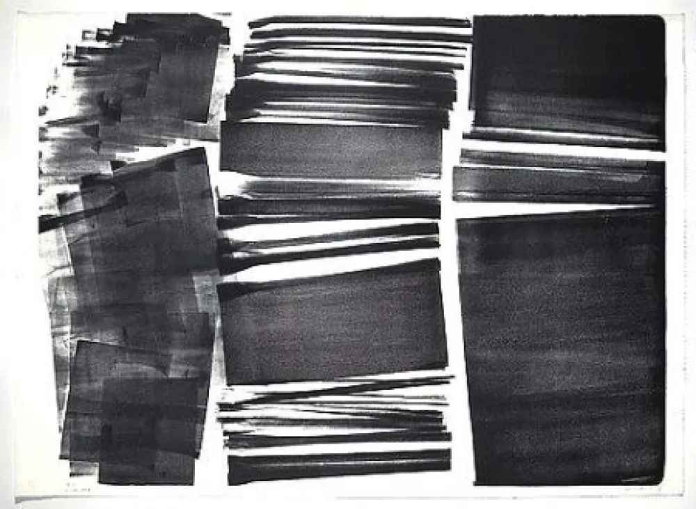 Lithograph Hartung - L-12