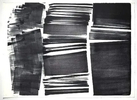 Lithograph Hartung - L-12