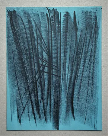 Lithograph Hartung - L 127, 1964
