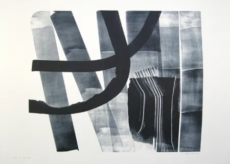 Lithograph Hartung - L-13-1974