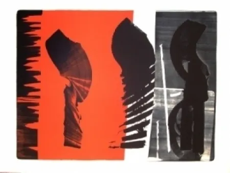 Lithograph Hartung - L-14