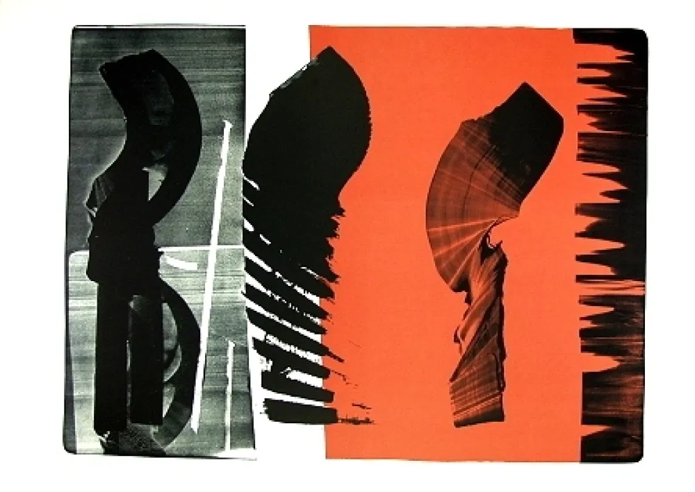 Lithograph Hartung - L-14B