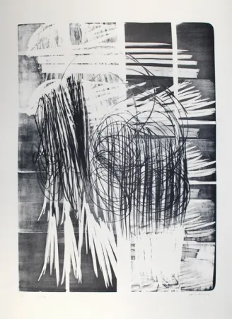 Lithograph Hartung - L - 16B - 1974 