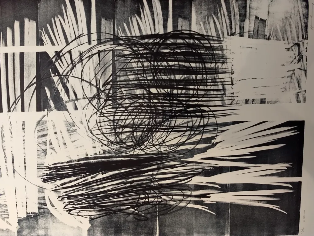 Lithograph Hartung - L-16B
