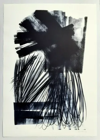 Lithograph Hartung - L-17-1973