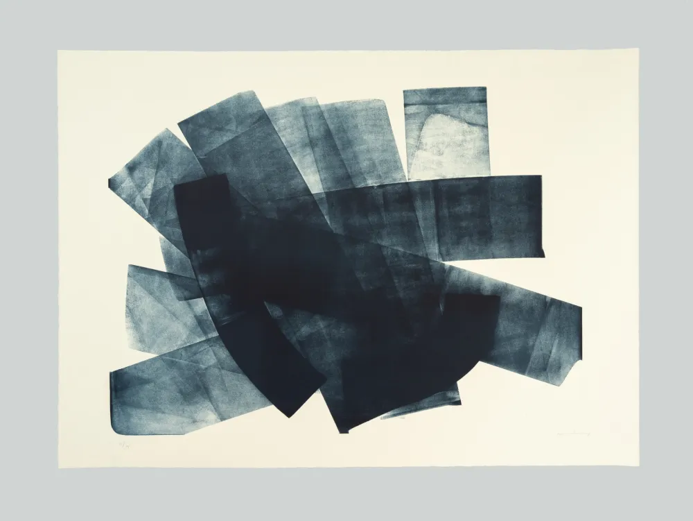 Lithograph Hartung - L-18-1973