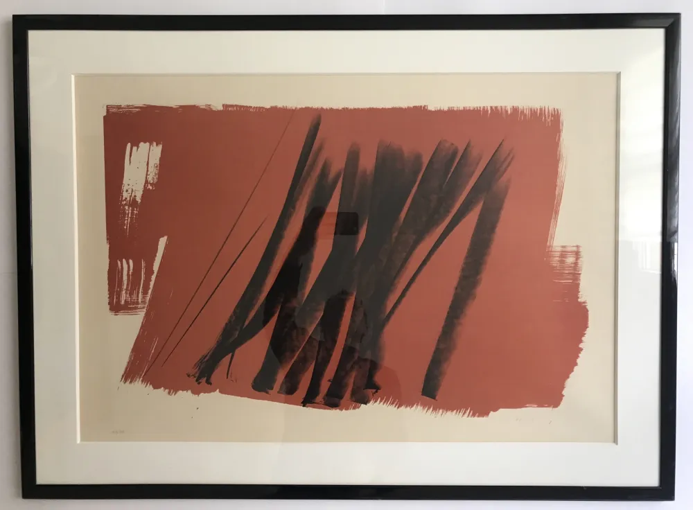 Lithograph Hartung - L 1970-13