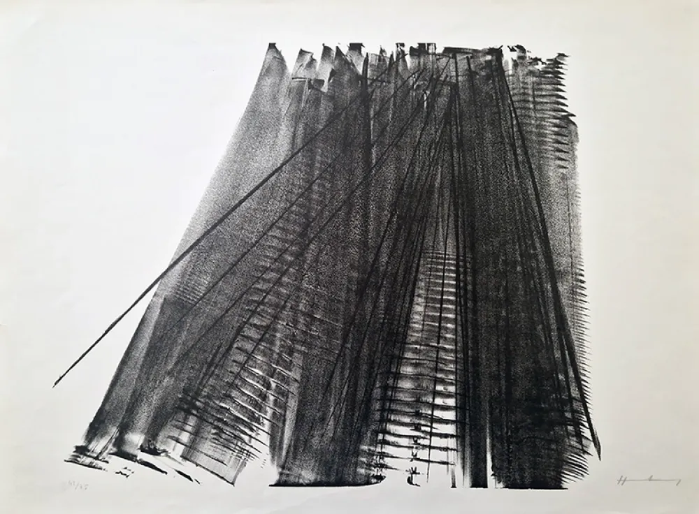 Lithograph Hartung - L-1973