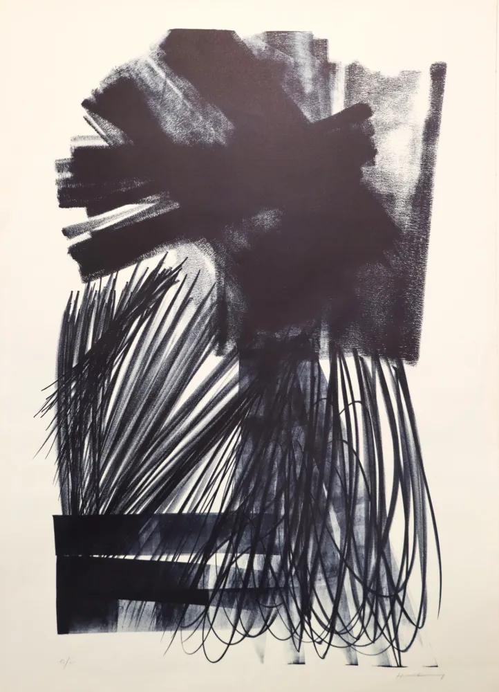 Lithograph Hartung - L 1973-17